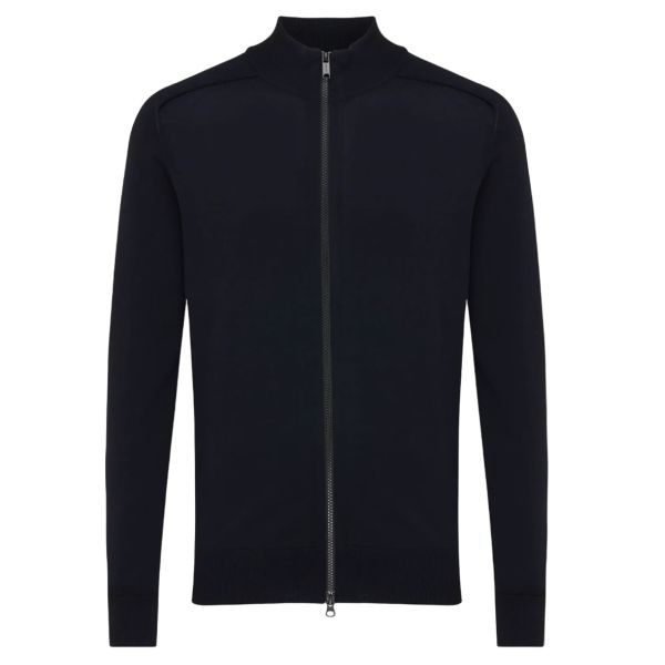 Genti Zip Vest Navy