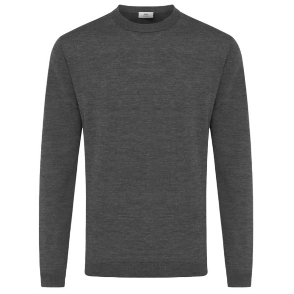 Gentiluomo Gold Round Sweater Grijs