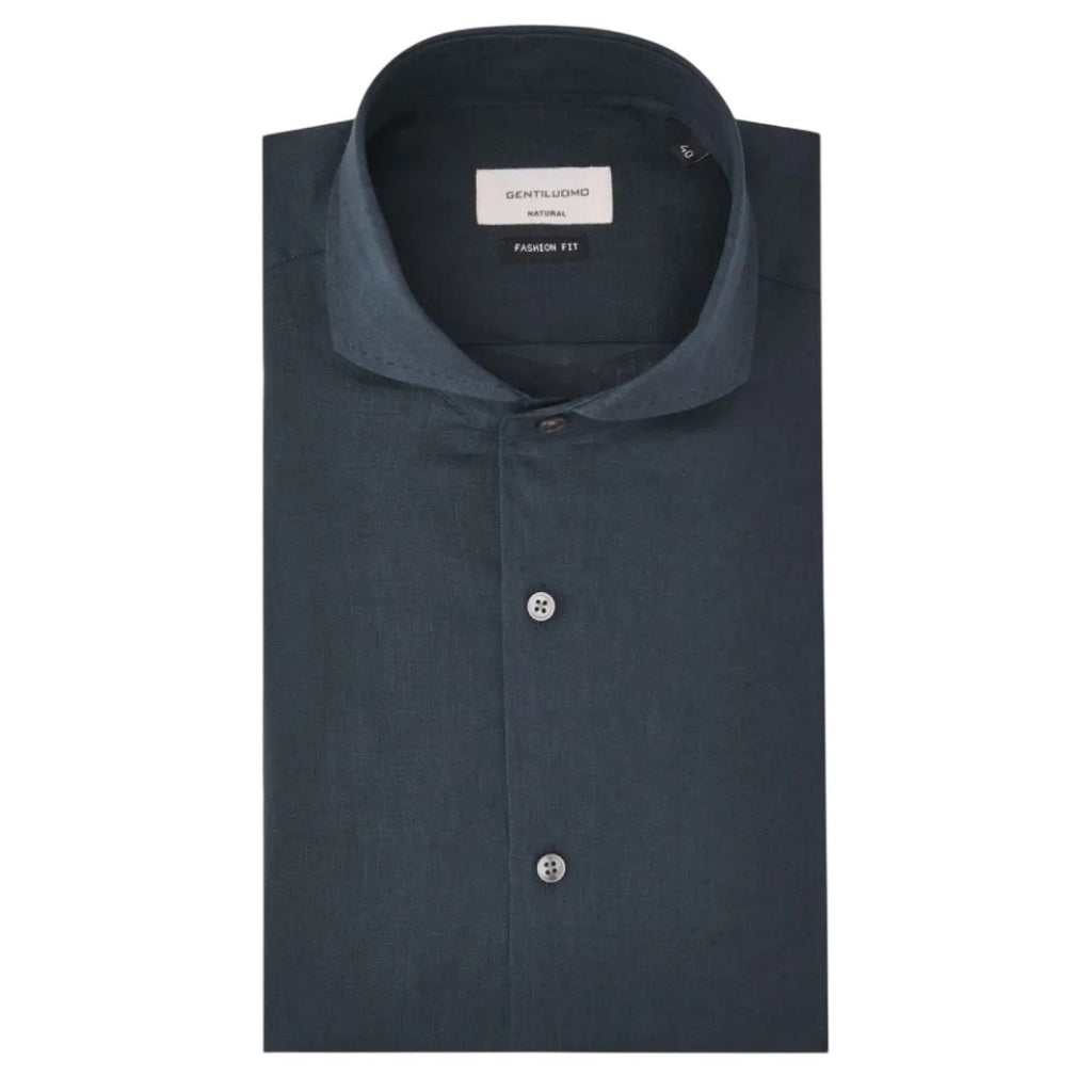Gentiluomo Scampia Fashion Fit Overhemd Navy