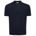 Gentiluomo Zip Polo Navy