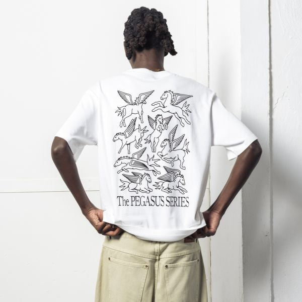 Goodies Sportive Multi Pegasus T-shirt Wit