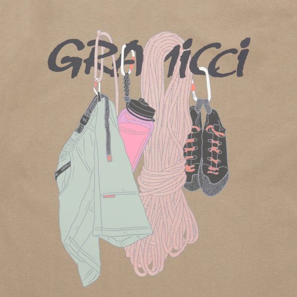 Gramicci Equipped T-shirt Bruin