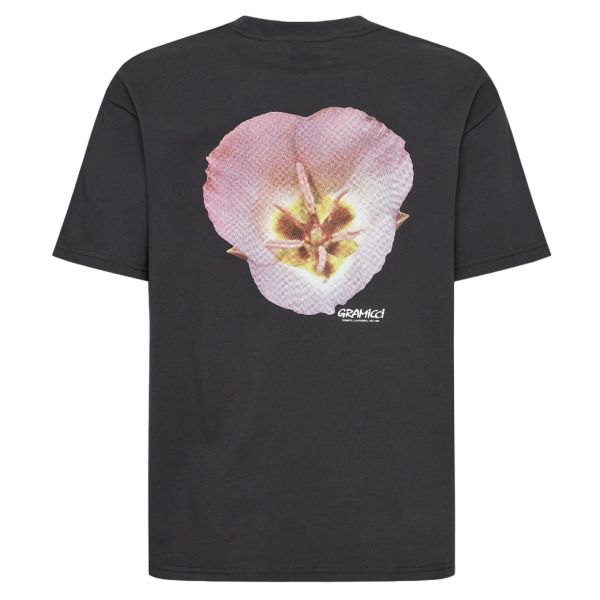 Gramicci Flower T-shirt Zwart