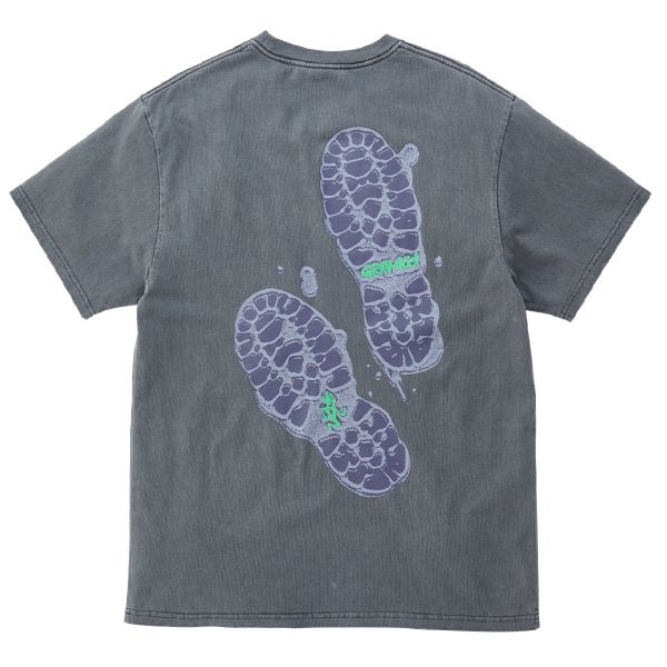 Gramicci Footprints T-shirt Grijs