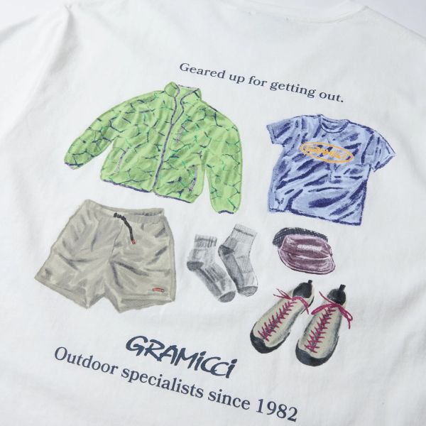 Gramicci Geared Up Longsleeve T-shirt Wit