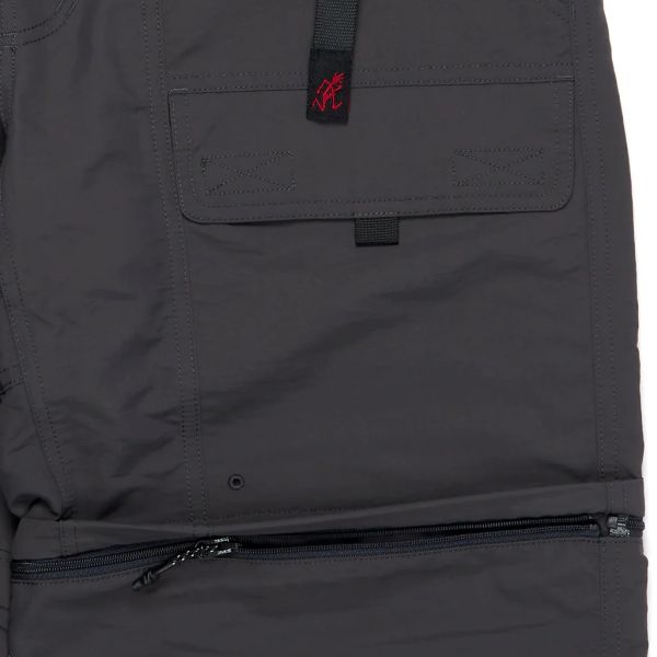 Gramicci Nylon Tussah Convertible Pant Antraciet