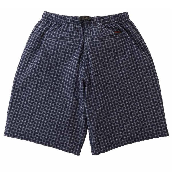 Gramicci O.G. Seersucker Lagoon Korte Broek Navy