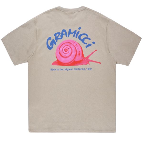 Gramicci Snail T-shirt Bruin