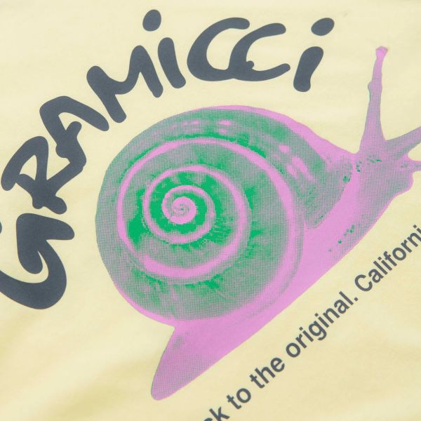 Gramicci Snail T-shirt Geel