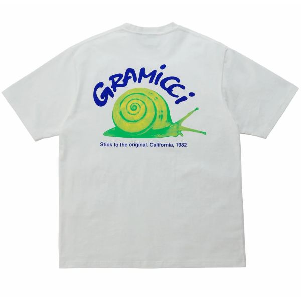 Gramicci Snail T-shirt Wit
