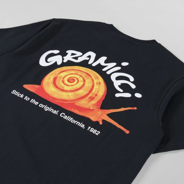 Gramicci Snail T-shirt Zwart