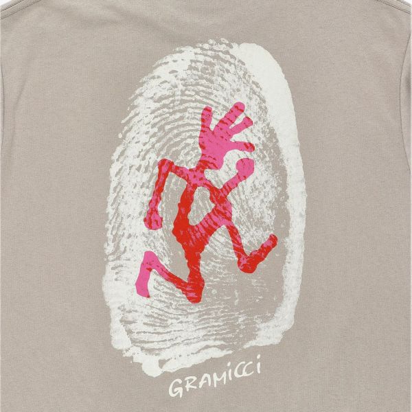 Gramicci Thumbprint T-shirt Bruin