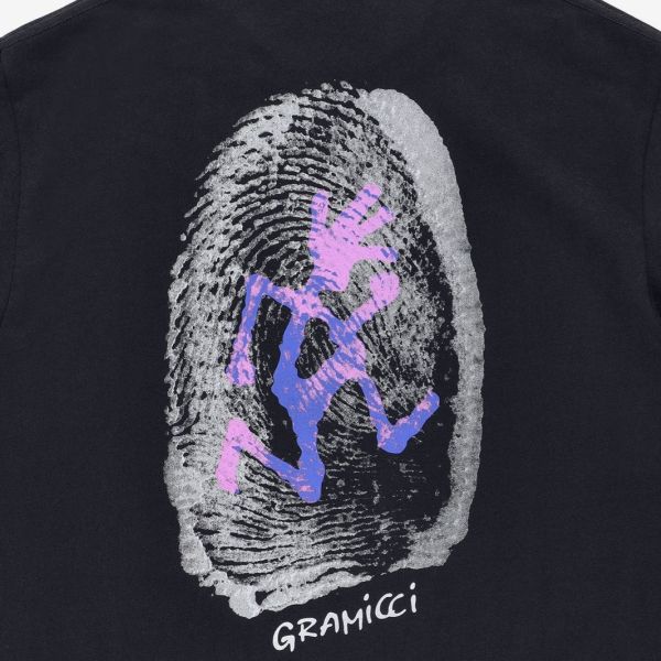 Gramicci Thumbprint T-shirt Zwart