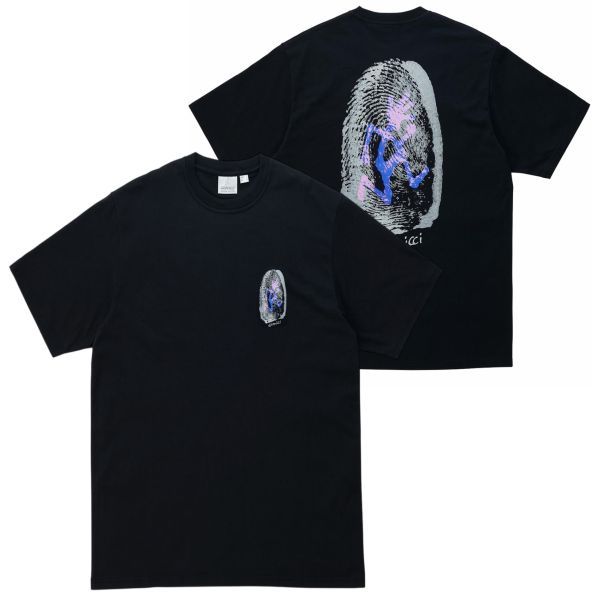 Gramicci Thumbprint T-shirt Zwart