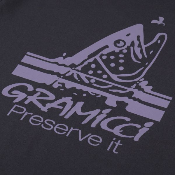 Gramicci Trout T-shirt Zwart