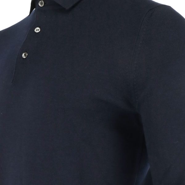 gran sass knitwear polo navy