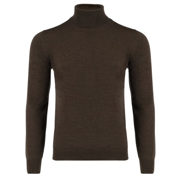 gran sass knitwear turtle neck bruin