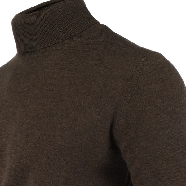 gran sass knitwear turtle neck bruin
