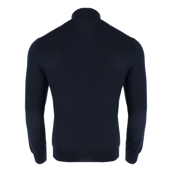 gran sass knitwear turtle neck navy
