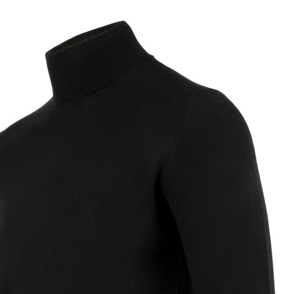 gran sass knitwear turtle neck zwart