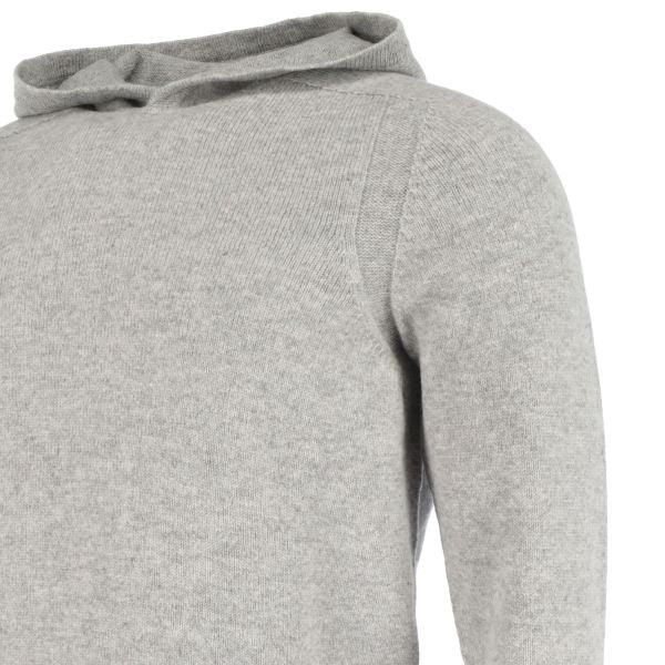 gran sasso knitwear hoodie grijs