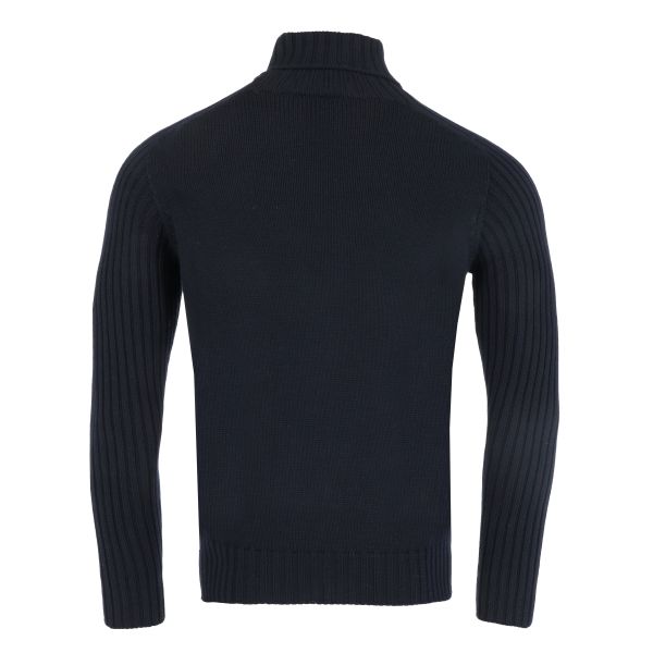 gran sasso knitwear turtle neck navy