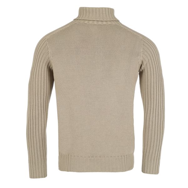 gran sasso knitwear turtle neck zand