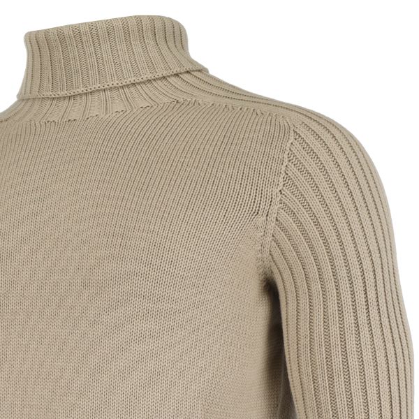 gran sasso knitwear turtle neck zand