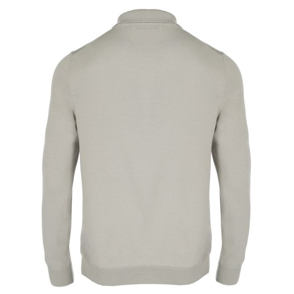 Gran Sasso Longsleeve Polo Licht Grijs