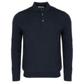 Gran Sasso Longsleeve Polo Navy