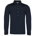 gran sasso longsleeve polo navy