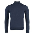 gran sasso mock neck donker blauw