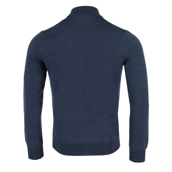 gran sasso mock neck donker blauw