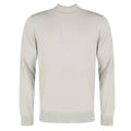 Gran Sasso Mock Neck Sweater Licht Grijs