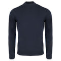 Gran Sasso Mock Neck Sweater Navy