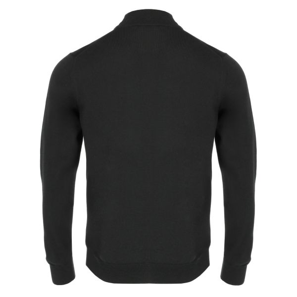 Gran Sasso Mock Neck Sweater Zwart