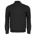 Gran Sasso Mock Neck Sweater Zwart
