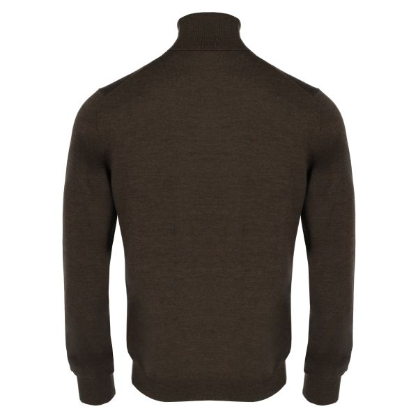 Gran Sasso Turtle Neck Sweater Bruin