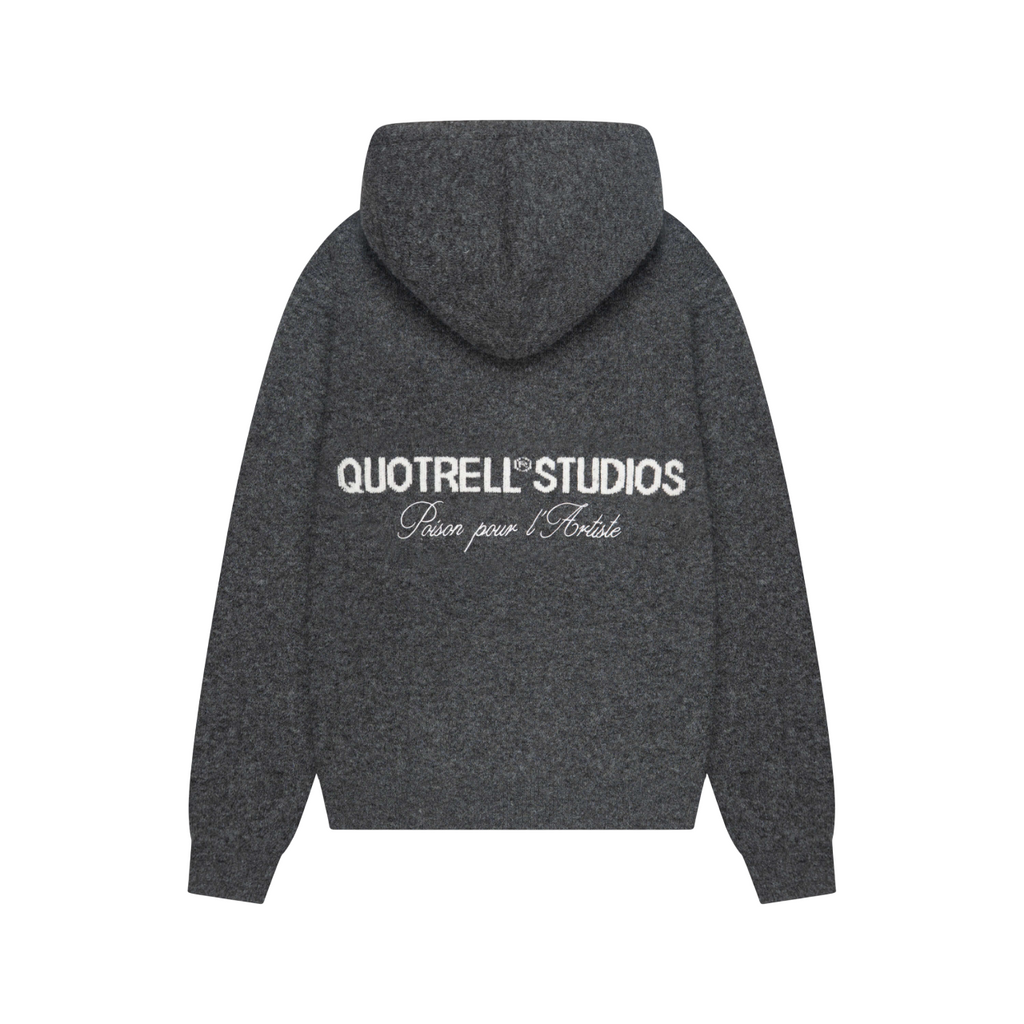 Quotrell Calvin Knitted Vest Grijs