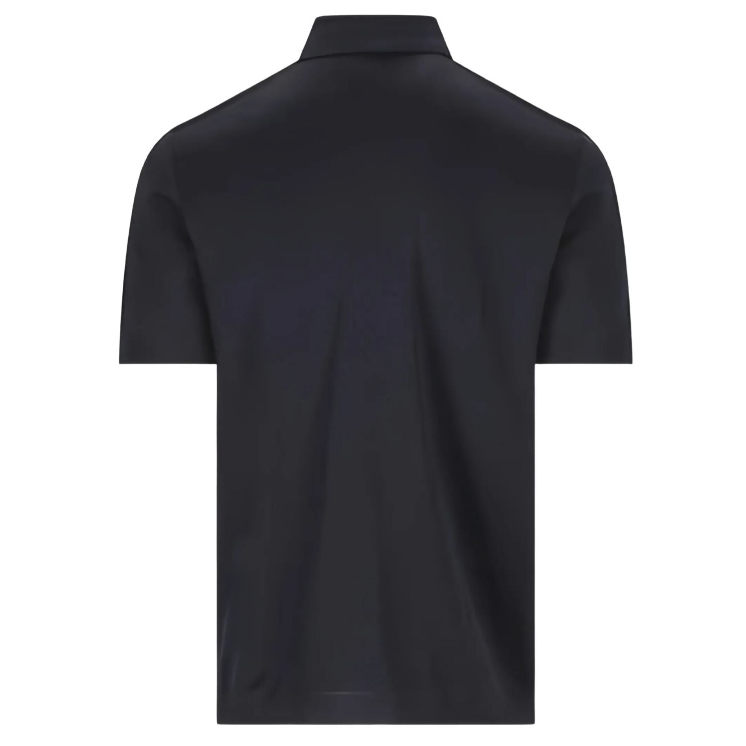 Herno Knit Effect Polo Donker Blauw
