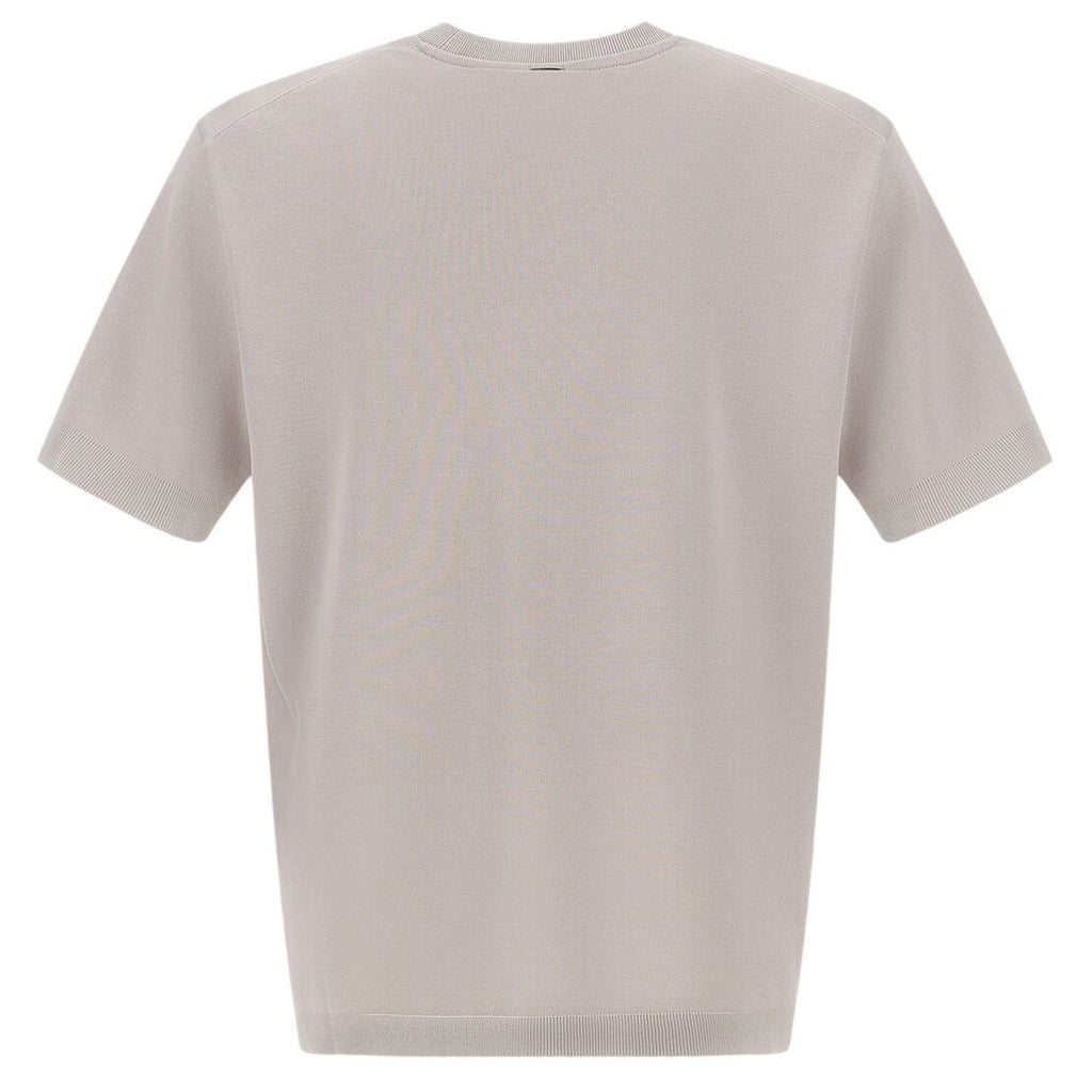 Herno Knit Effect T-shirt Beige