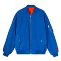 heron preston canvas bomber jas blauw