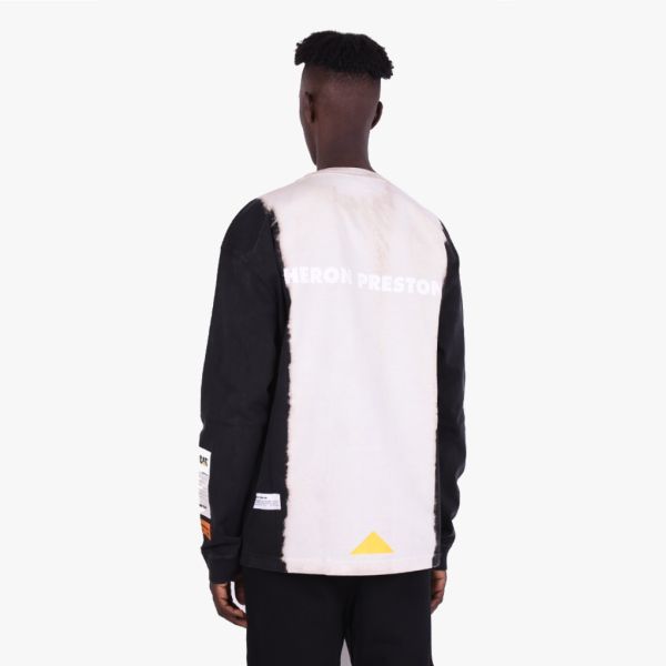 heron preston cat phantom longsleeve t-shirt zwart-wit