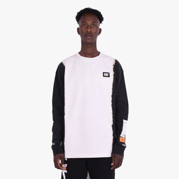 heron preston cat phantom longsleeve t-shirt zwart-wit