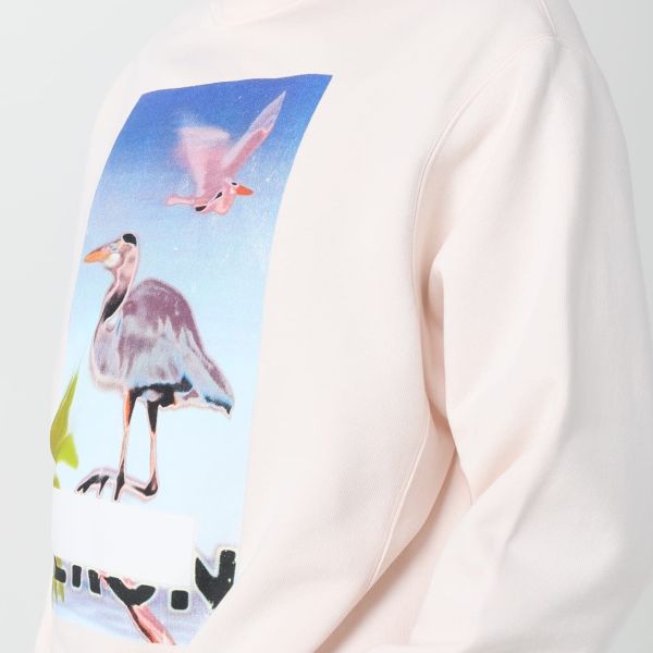 Heron Preston Censored Heron Sweater Off White
