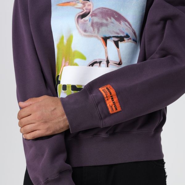 Heron Preston Censored Heron Sweater Paars