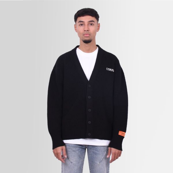 heron preston ctnmb knit cardigan zwart
