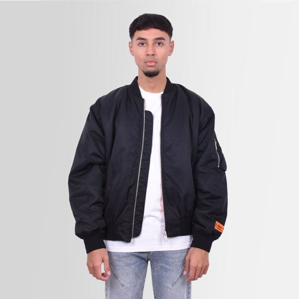 heron preston ex ray nylon bomber zwart