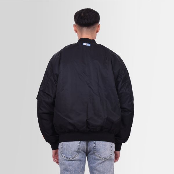 heron preston ex ray nylon bomber zwart