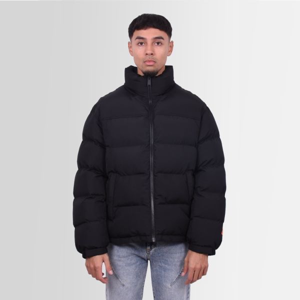 heron preston ex ray nylon puffer zwart
